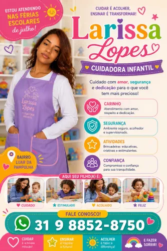 Ofereço meu serviço de babá