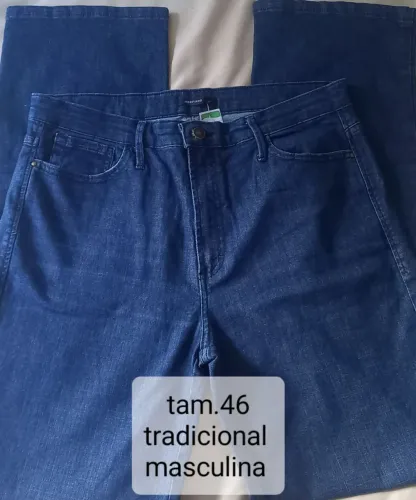 CALÇA JEANS MASCULINA TAM.46 USADA