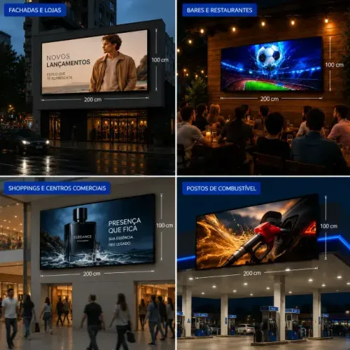 PAINEL DE LED OUTDOOR P5 2x1