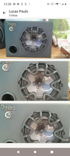 Caixa de Som Subwoofer Automotivo