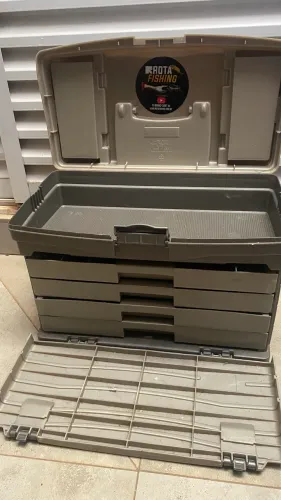 Maleta Pesca 4 Gavetas Semi-Novo em Perfeito estado