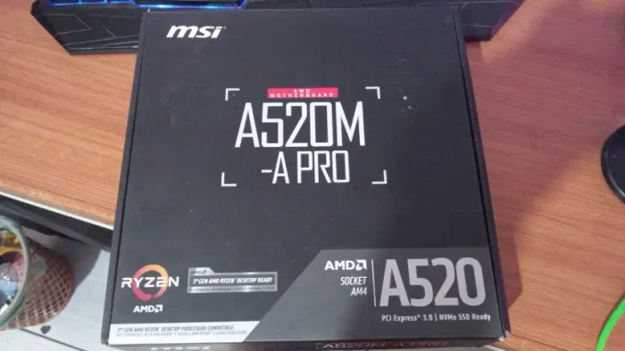 MSI A520M-A PRO + Ryzen 5 5600X Leia a Descrição!