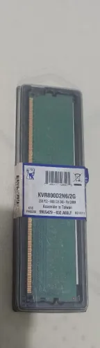 Memória RAM KVR800D2N6/2G de 2GB