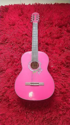 Violão Memphis by Tagima AC-39 rosa.