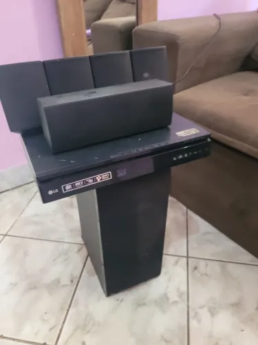 Home theater e blueray lg 1000w