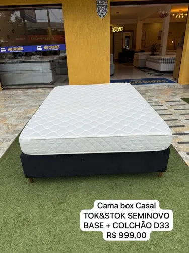 Colchão box Casal  TOK&STOk SEMINOVO TOP - ENTREGAMOS 