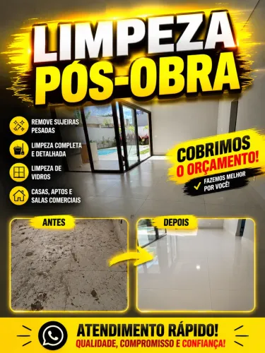 Limpeza pós obra,limpeza de pisos encardidos e rejuntes 