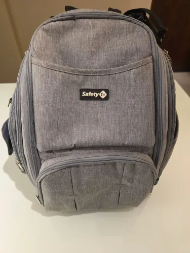 Mochila Way Grey Maternidade Fralda Lenço TrocadorSafety 1st Cor Cinza
