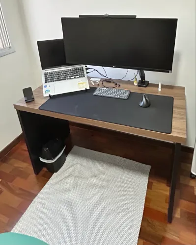 Mesa de escritório firme 1,20 x 0,60