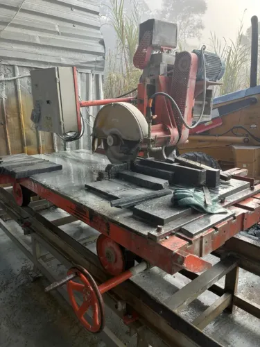serra mono bloco para pedra sabão granito e marmore muito bruta de ferro fundido