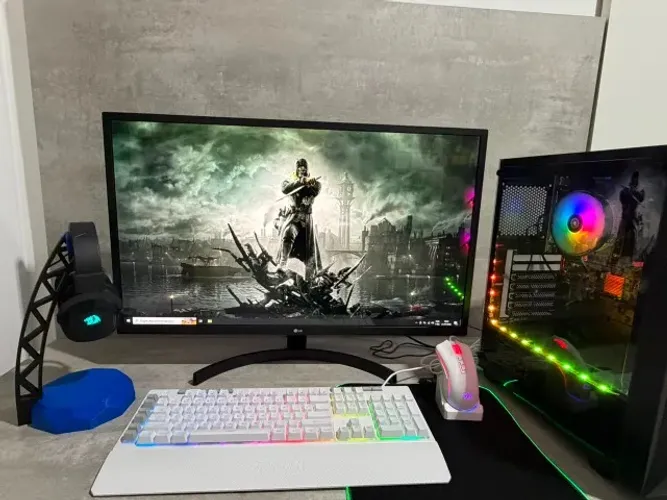 SETUP GAMER COMPLETO INTEL CORE I5 COM MONITOR LG 32? E KIT REDRAGON