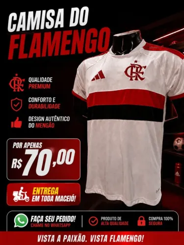 CAMISA DO FLAMENGO DRY FIT