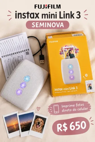 Impressora para celular Fujifilm instax mini Link 3?