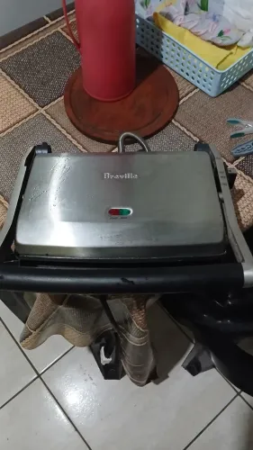 Sanduícheira grill/breville/ tramontina/Espessura inox/10v/127v