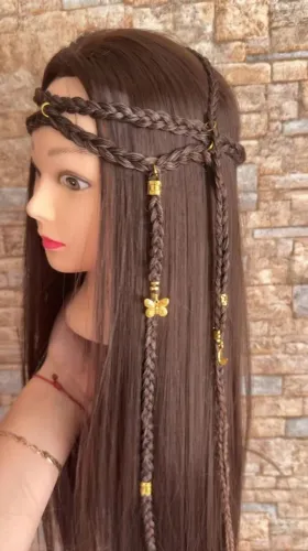 Tiara de trança