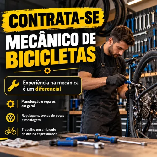 Vaga para mecânico de bicicletas