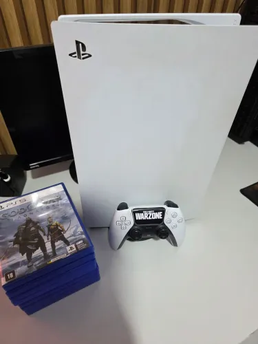 Playstation 5 Midia fisica completo com jogos, passo cartão