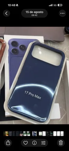 17 pro max azul 