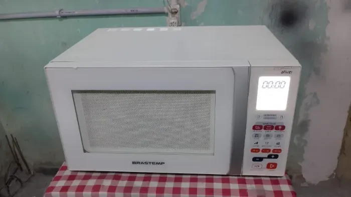 ? MICRO-ONDAS BRASTEMP 30L COM GRILL - APROVEITE! ?