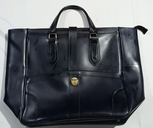 bolsa vintage anos 50 couro legítimo homa (c15)