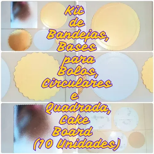 Bandejas para Bolos, Doces e Salgados