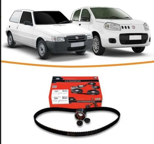 Kit Correia Dentada Fiat Uno 1.0 8v Fire 2001 A 2017
