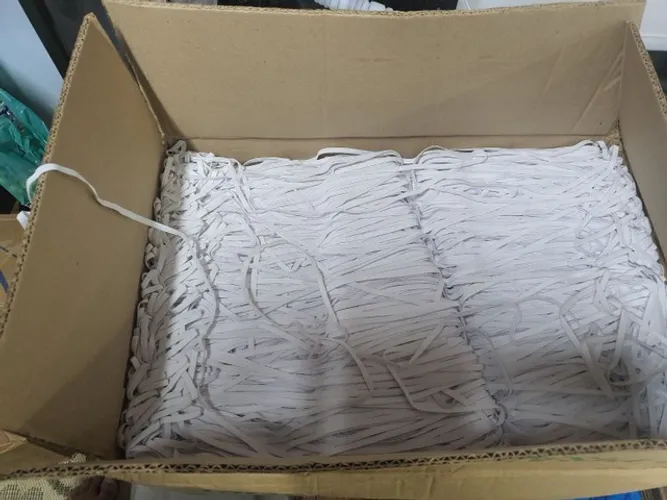 Elástico 5mm  DorlyTex  caixa 5 mil metros  nova sem uso