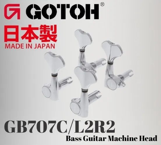 Tarraxas Gotoh Original Para Baixo Japan - Machine Heads Gotoh GB707
