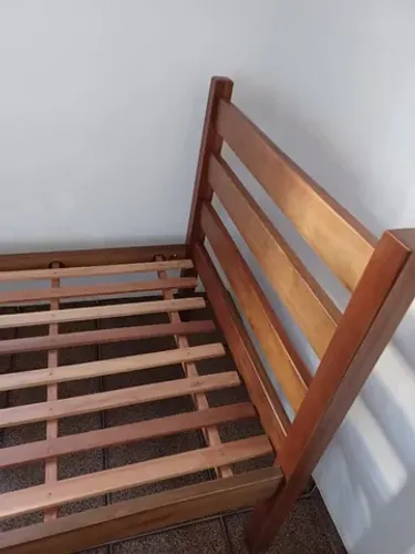 Cama Solteiro Madeira Maciça