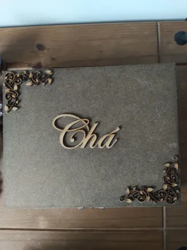 Caixa de Chá Decorativa