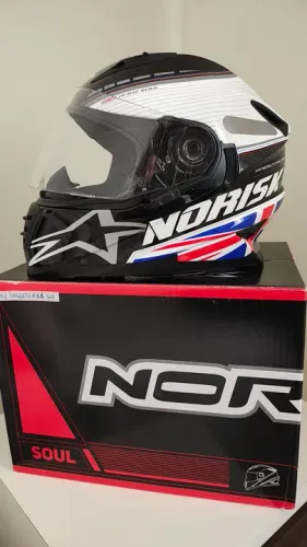 Capacete NORISK SOUL Inglaterra Zerado