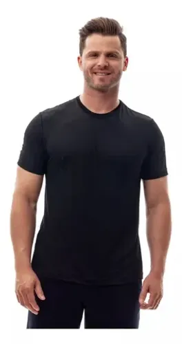 Camiseta Dry Fit Masculina Lisa 100% Poliéster Para Exercícios Na Academia Tamanhos GG e G