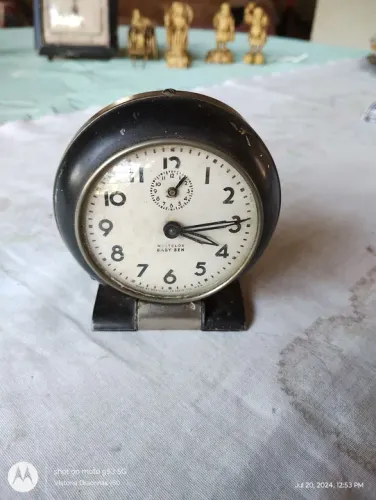 Relogio Despertador Antigo 1931 Black 61R Westclox