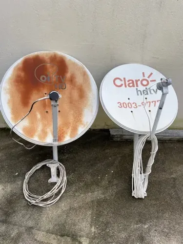 Duas antenas funcionando 