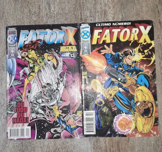 Fator X -Camelote 3000-Armagedoom Ed. Abril
