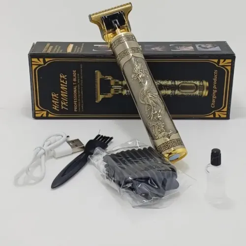 Maquina Para Barbearia Acabamento de Corte Pezinho e Barba Profissional Recarregável