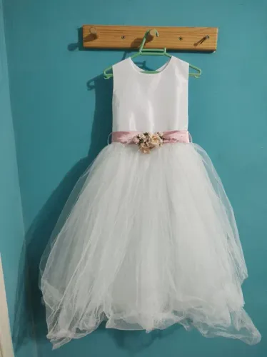 Vestido dama de honra infantil