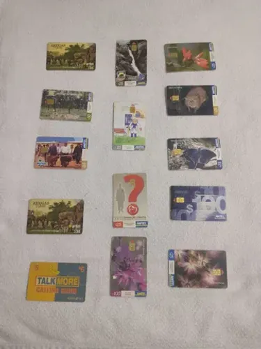 Cartões para coleção 14 peças condições como nas fotos