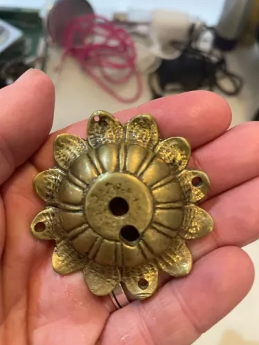 Roseta de cobre 5,5 diâmetro