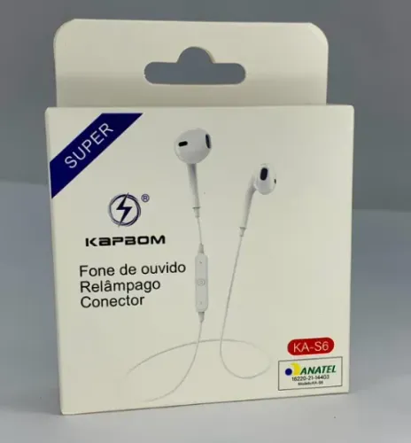 Fone de Ouvido sem Fio Bluetooth S6 - KAPBOM