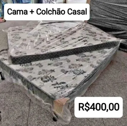Cama + colchão casal