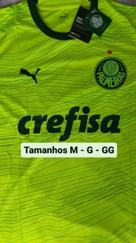 Camisa Palmeiras Verde Limão 
