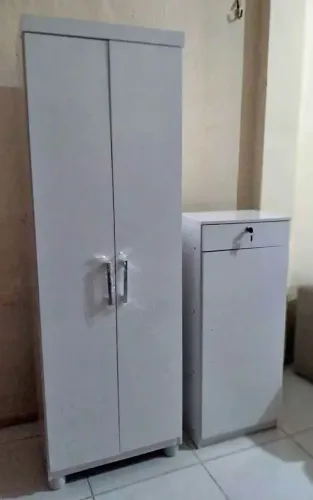 Multius de 2 Portas + sapateira 1 porta com 1 Gaveta Branco - Novo