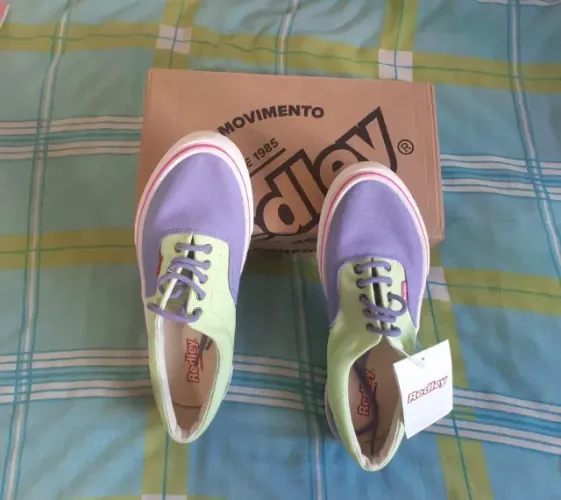Tênis Redley Originals Verde e Roxo original solado verde tam: 44  !!! Exclusivo 