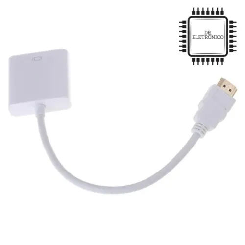 Adaptador Hdmi Fêmea para VGA Macho