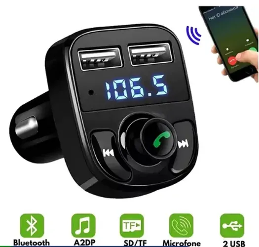 Carregador Celular Usb Adaptador Bluetooth Para Carro Transmissor FM z840