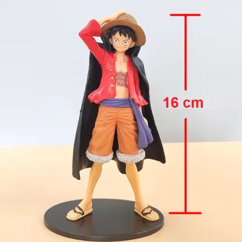 Boneco Monkey D.  Luffy 16cm, Action Figure, Anime One Piece Colecionável