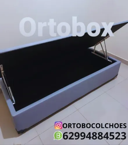 Cama Box Baú Solteiro 88 de largura e 188 de cumprimento