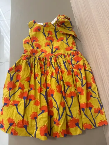 Vestido de tecido da mirtillo tamanho 2