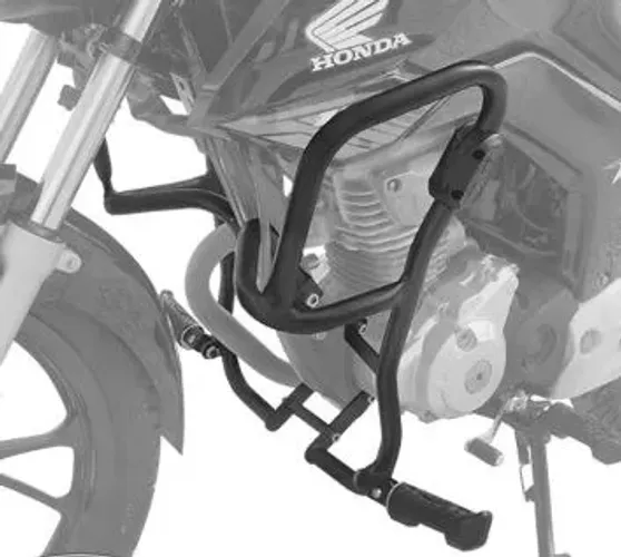 SCAM PROTETOR MOTOR CARENAGEM COM PEDALEIRA HONDA CG160 2014 EXCETO CG125 SPTOP 502